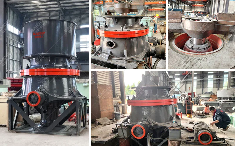 Aggregate Hard Rock Stone Crusher Price Mining Gold Iron Copper Ore Crushing Equipment DG Single Cylinder Hydraulic Cone Crusher