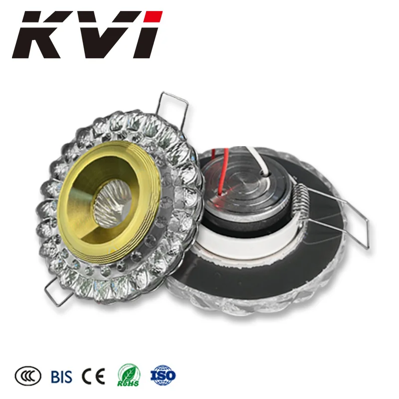 Indoor Anti Glare White Black Spot Lights Recessed LED Ceiling Downlight For Home Hotel