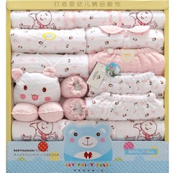 baju bayi murah 18 piece new born baby set baby rompers conjuntos de roupas de beb baby clothes newborn set gift crown