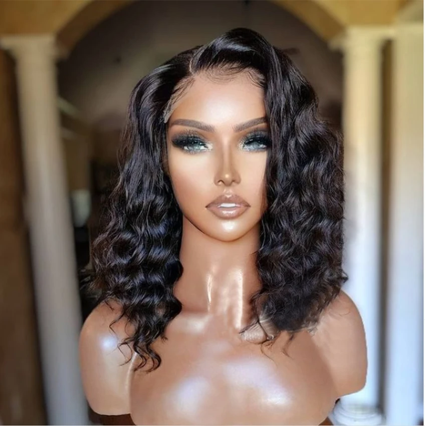 Small Knots Hd Film Lace Closure 5x5 wig With Bleached Knots For White Gir