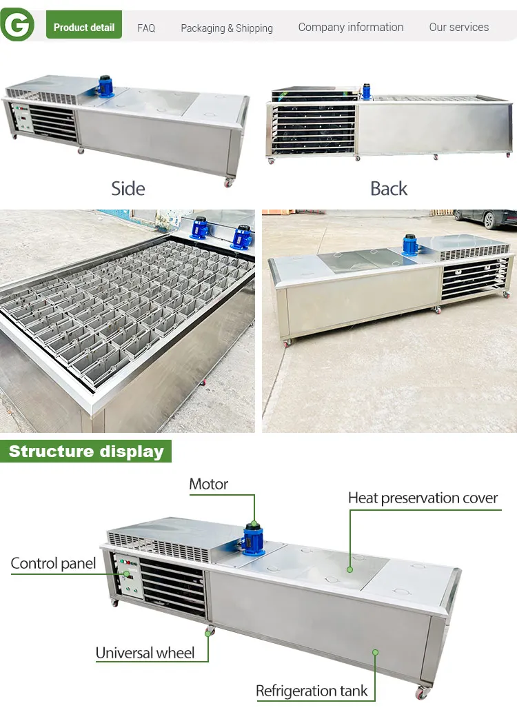 Commercial Solar Powered Guangzhou 1 Ton Clear Big Ice Cube Block Maker Make Machine for Small South Africa_9