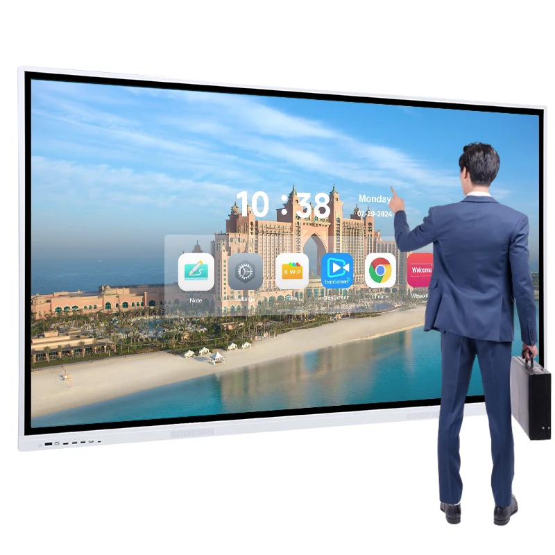 Android-Powered 110 Inch Interactive Whiteboard with Multi-User Touch for Smart Classrooms
