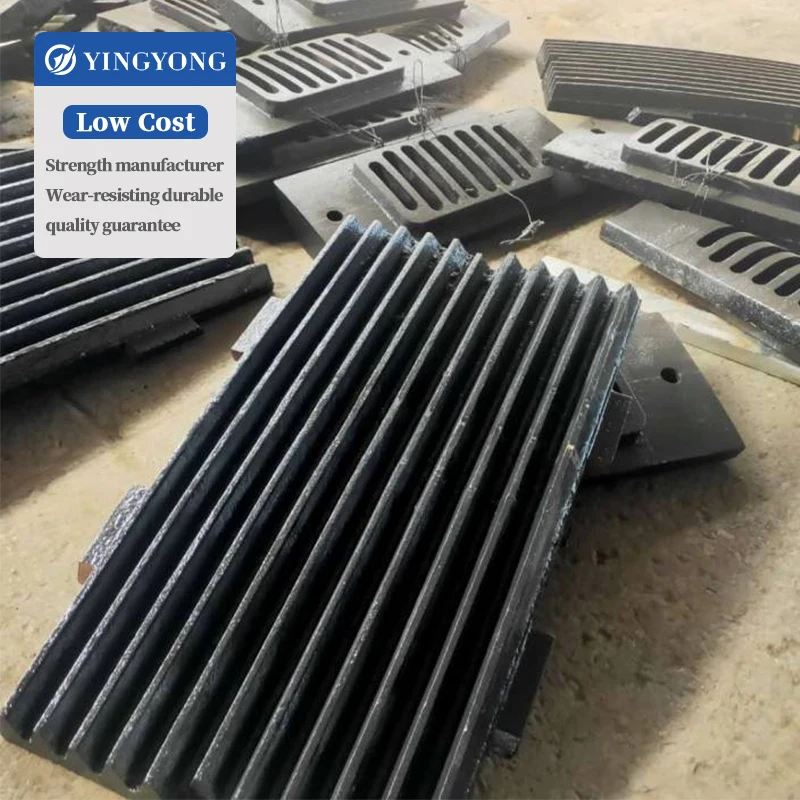 High-Manganese Steel Jaw Crusher Teeth Plate Concave Jaw Plate Steel Mantle Forged Concave Jaw Plate Available New Used