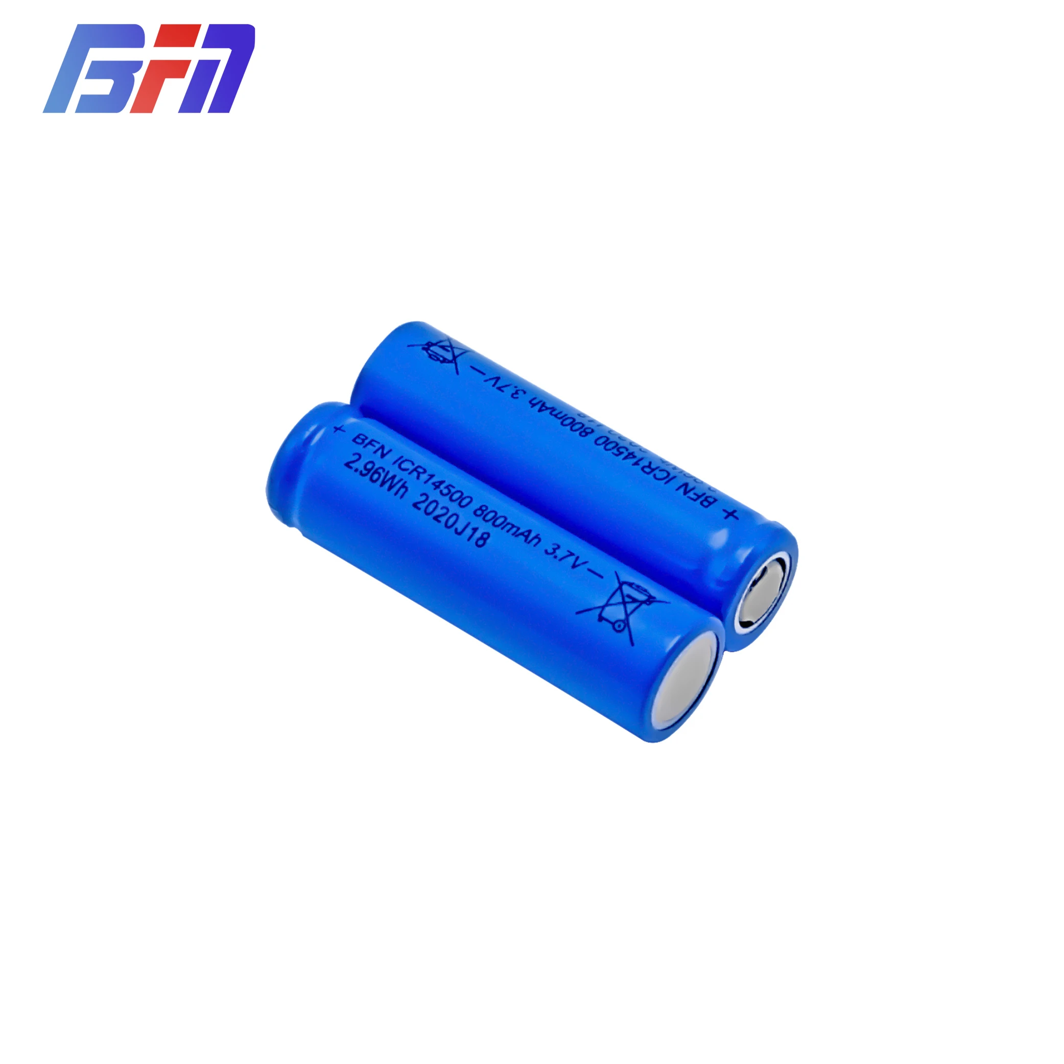Hot selling 14500 800mAh 3.7V CB certificated lithium ion battery cell