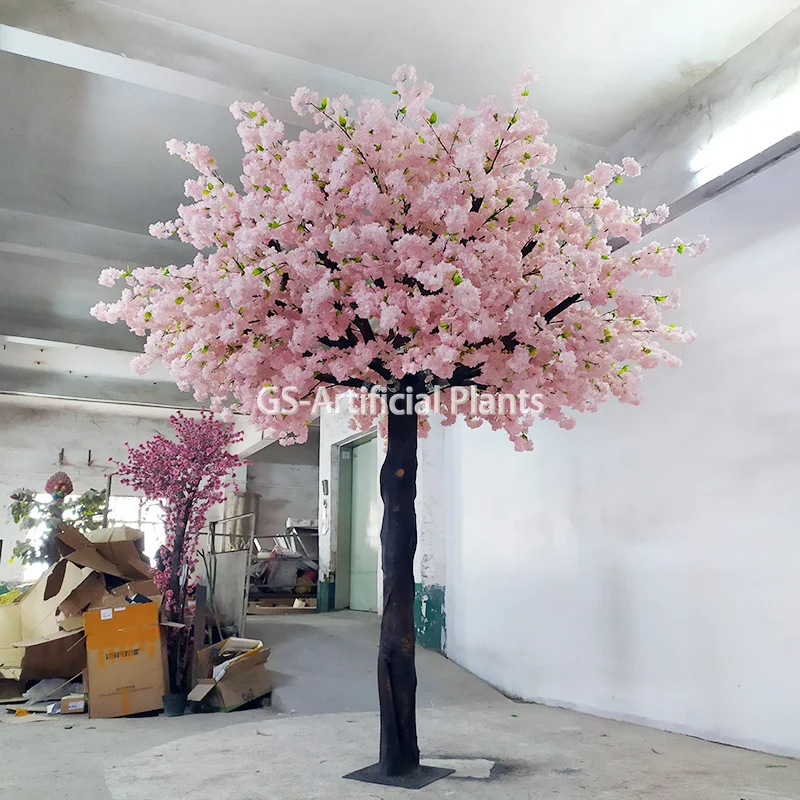 White wedding decoration table centerpiece decoration for wedding event fiberglass wood plastic artificial cherry blossom tree