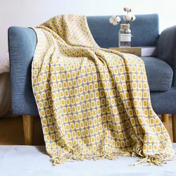 Amazon Hot Sale Fluffy Comfort Blanket Thick Blankets for Winter Chunky Knitting Blanket