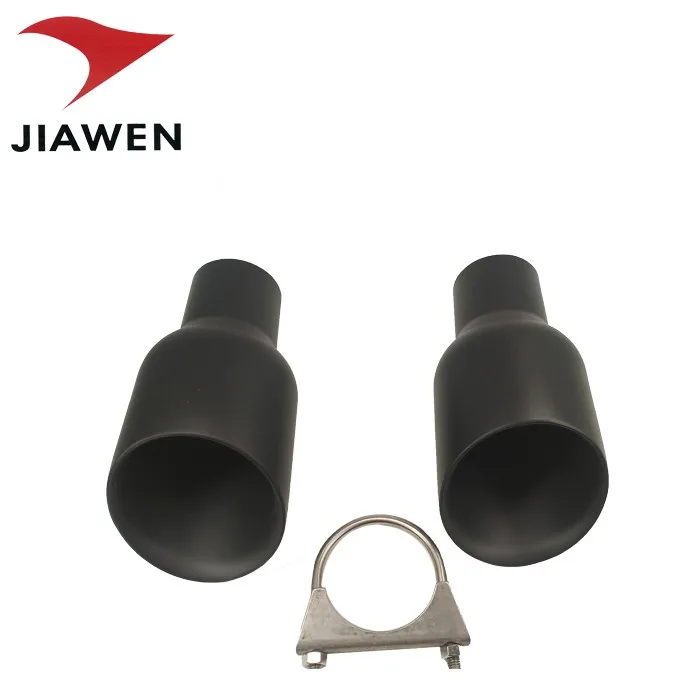 Matte Black Dual CatBack Exhaust Muffler System 24DR POWDER COATED EXHAUST for J**p Wr**gl**
