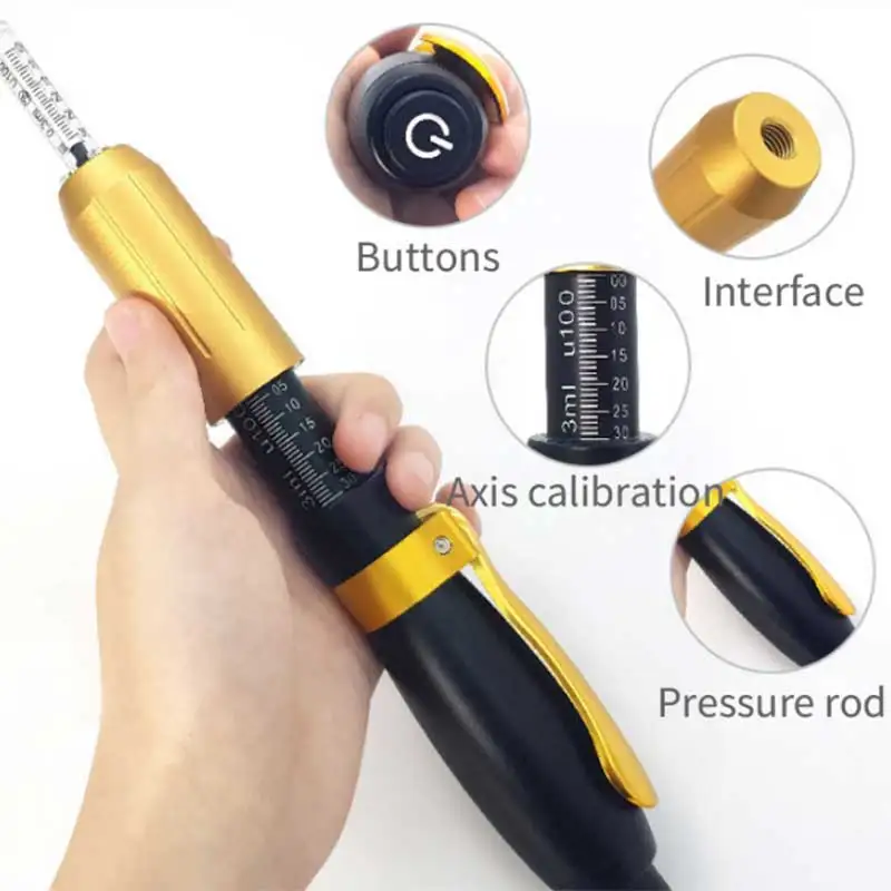 Device syringe high pressure pen 2 in 1 for Skin Care with New Design