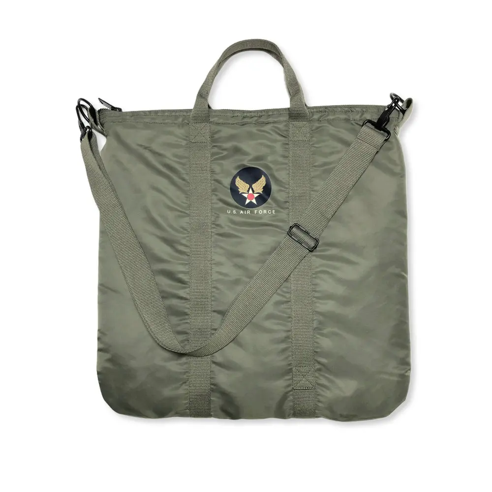 EVERSHINE AMEKAJI Vintage Recycle Nylon USAF Flyers Helmet Bag M65 Liner Men Shoulder Bag