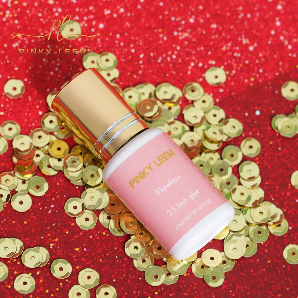 Pinky Leem Wholesale  Fast dry 2s strong individual Oil Proof adhesive lash glue eyelash extensions glue colle extension cil