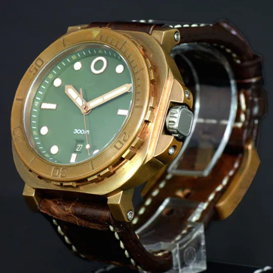 High Quality Fashion mechanical automatic brass man watch factories in china  diver watches