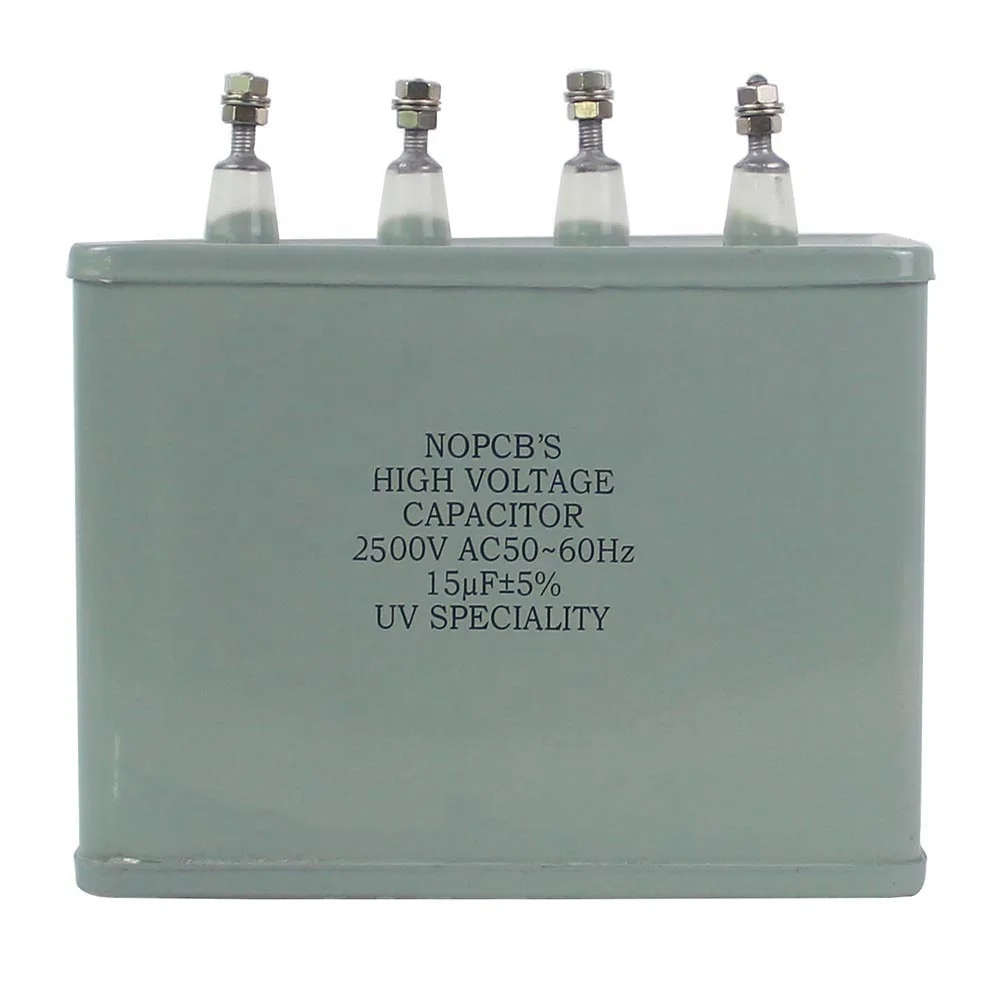 2500v 15uf Uv Lamp Special Capacitance High Voltage Oil Capacitors