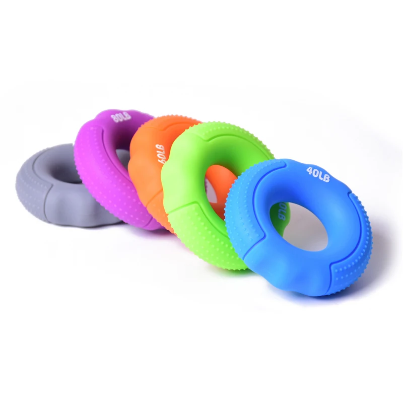 
Silicone hand grip forearm hand carpal expander muscle power training finger exerciser 