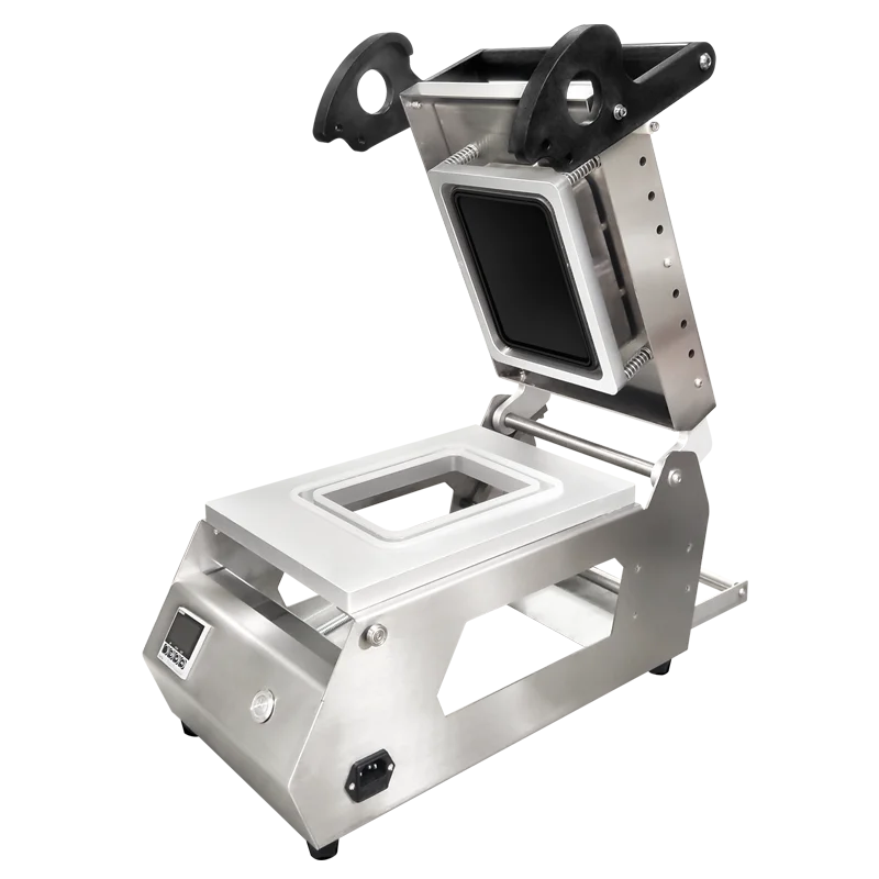 
DQ-5 high quality small vertical manual tray sealing packing machine 
