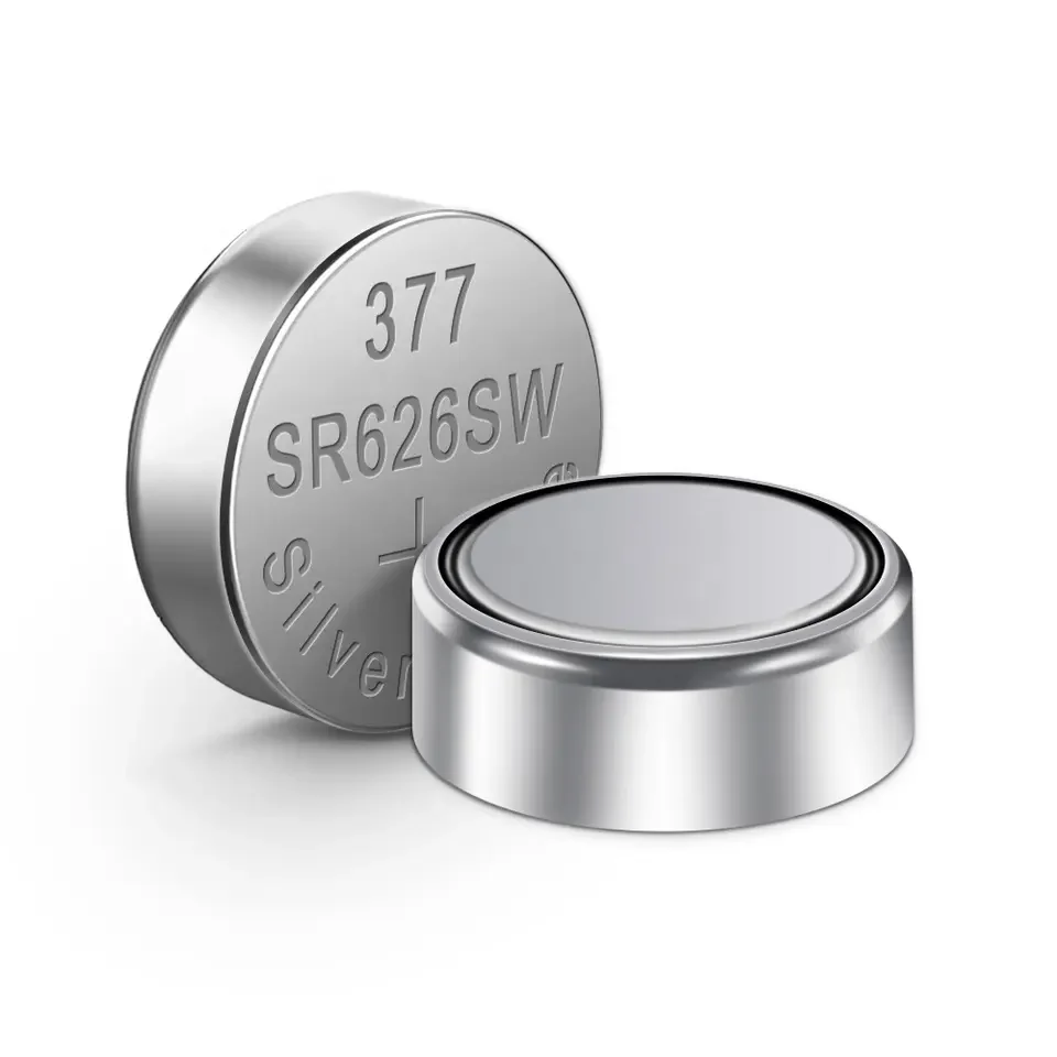 Flydatronic wholesale single pack 10pcs SR626SW 377 SR927SW 395 watch battery button battery silver oxide for murata