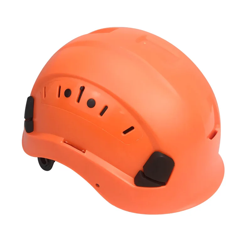ANT5PPE ANSI Z89.1 6-point Ratchet Suspension System ABS Orange Construction Safety Helmet without Visors
