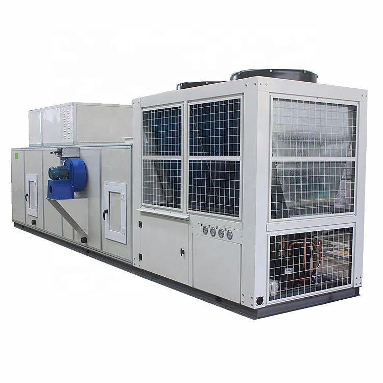 Great performance air cooling system industrial T3 rooftop packaged unit 50hp rotor cleaning AHU with great price