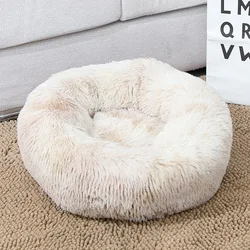 Amazon Popular Luxury Cat Dog Bed Cave Eco Friendly Velvet Modern Washable Bed for Pet Cats Dogs