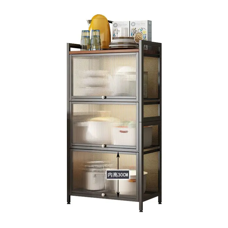 Factory Supply Large Capacity Folding Storage Box Multilayer Modern Design Stackable Dust Proof Plastic Storage Cabinet