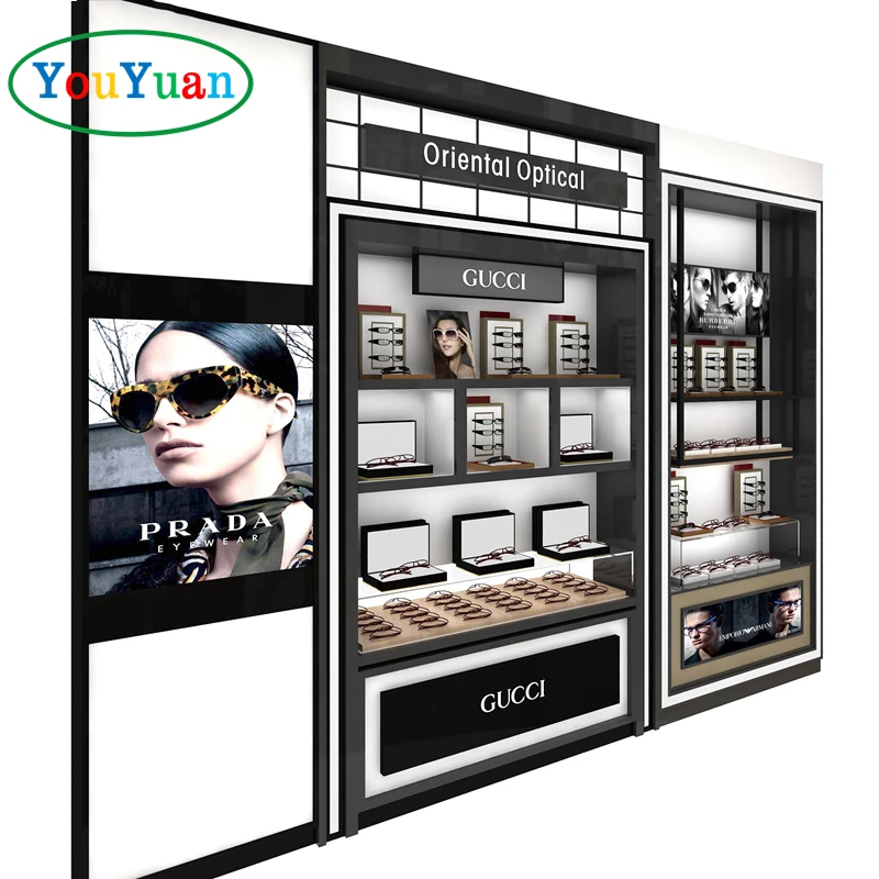Optical showcase display cabinets sunglasses display case salon front desk with showcase optical shop counters