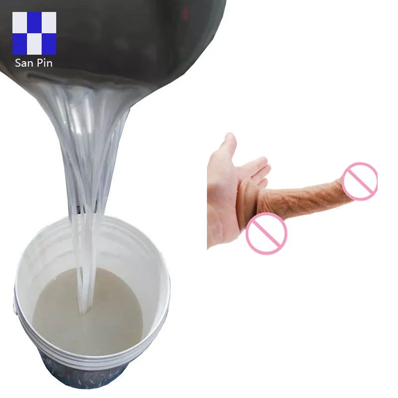 Factory Wholesale food grade liquid silicone rtv2 silicone platinum cure silicone for making artificial penis dildo