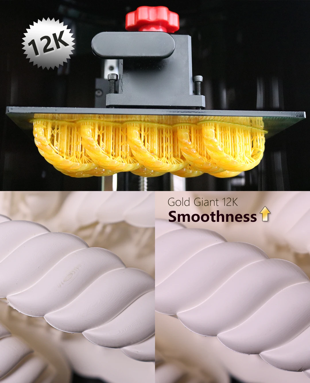 iFUN 12k 19um High Precision Printing large format 3d printer gold giant 12k Production-level printing for LCD 3D Printer