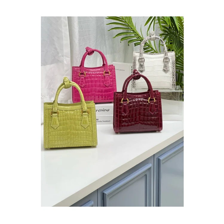 Высококачественная сумка из экзотической кожи крокодиловой с логотипом производителя Китай