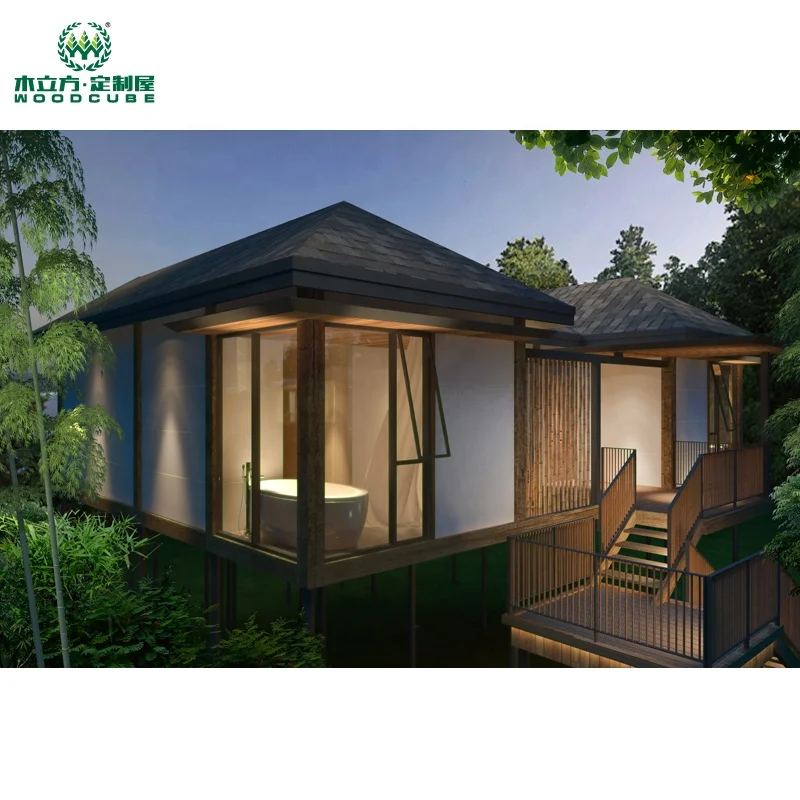 Prefab house with all finishing villas prefab houses modern prefabricated