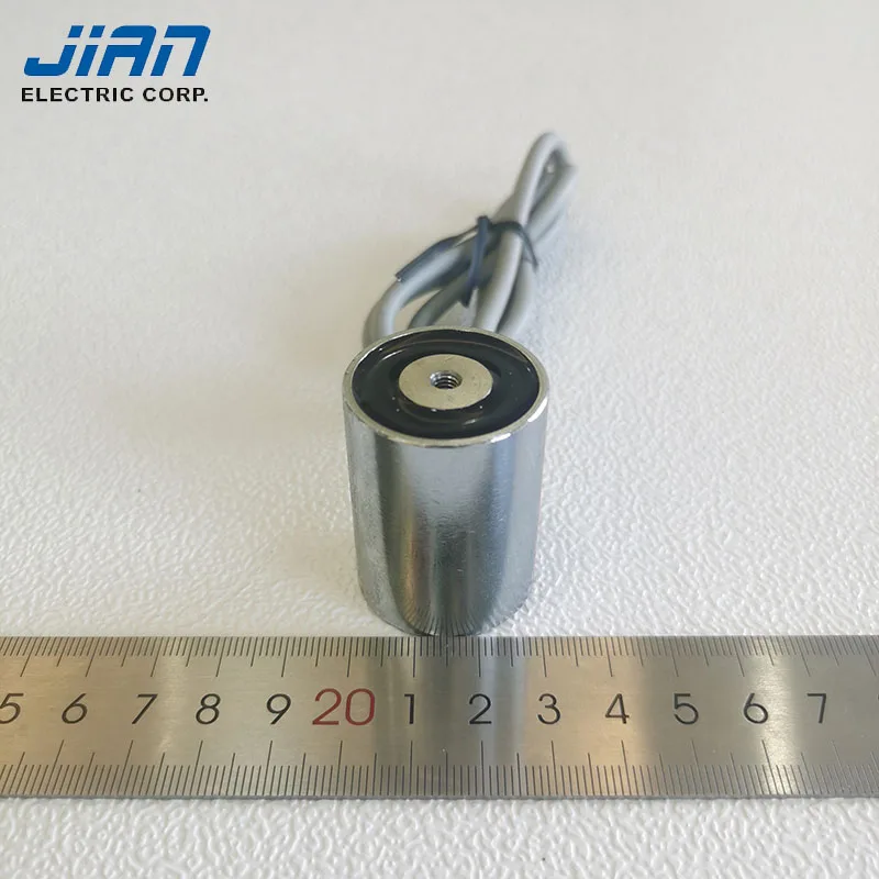 JSP-3040 24V 4 Вт сила удержания 20kgs(200N) круглый маленький нормальный электромагнитный присоски