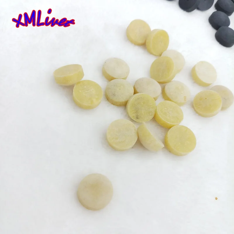 13mm/14mm colorful G10 jump and break tips blue/yellow/black/brown bakelite billiard cue tips wholesale