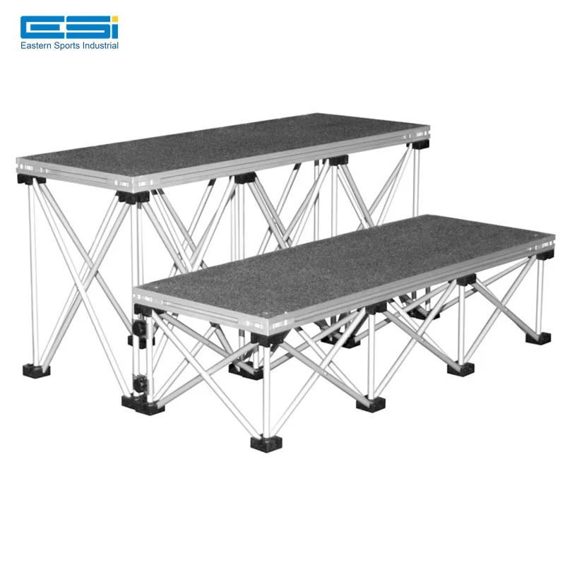 Customized aluminum alloy stage folding event stage truss portable stage platform for truss system