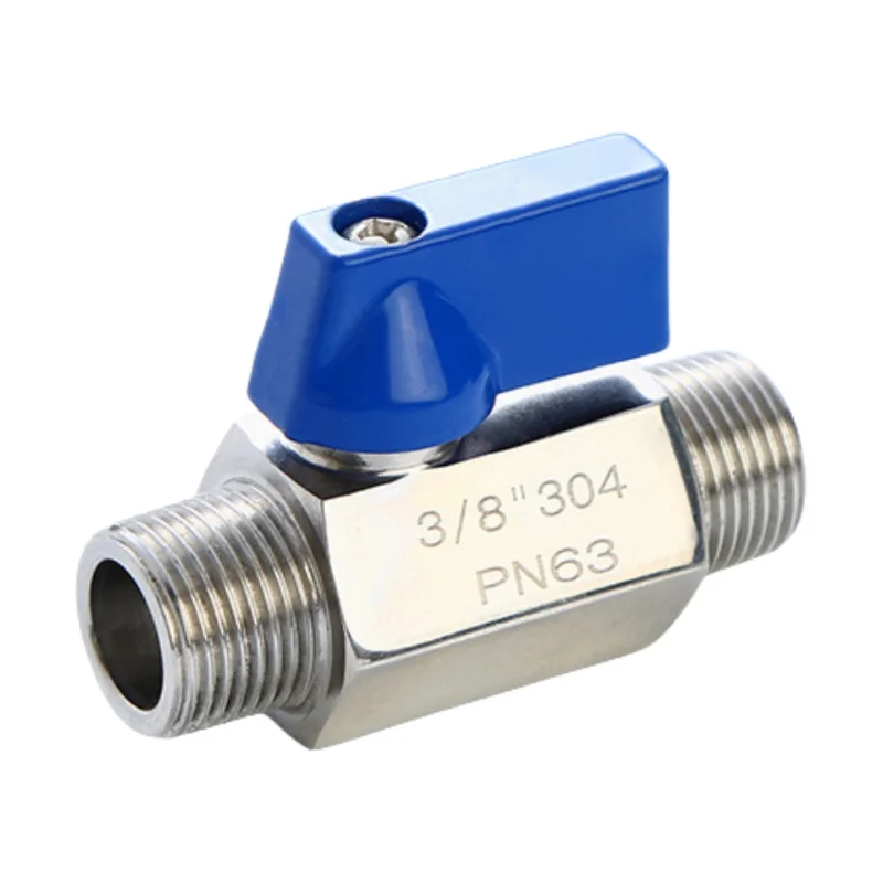 Factory Outlet SS201 SS304 SS316 Female-Male Thread Manual Control Mini Ball Valve For Water Oil Gas