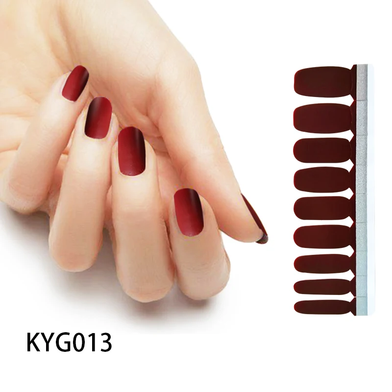 KIKILEE matte 100% real Nail polish wraps for buying online