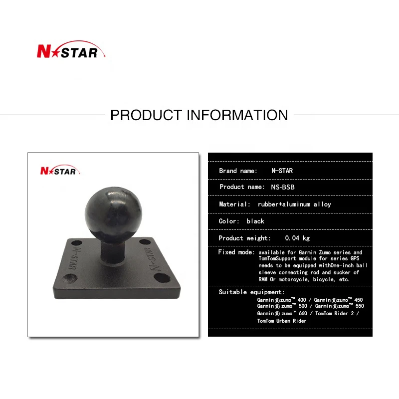 Flexible vehicle mobile phone support car dashboard cellphone holder screw mount 1 inch ball head square amps pattern mounts