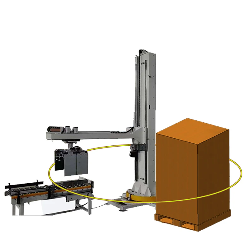 New Automatic Robotic Palletizing System For Bags Case Carton Box