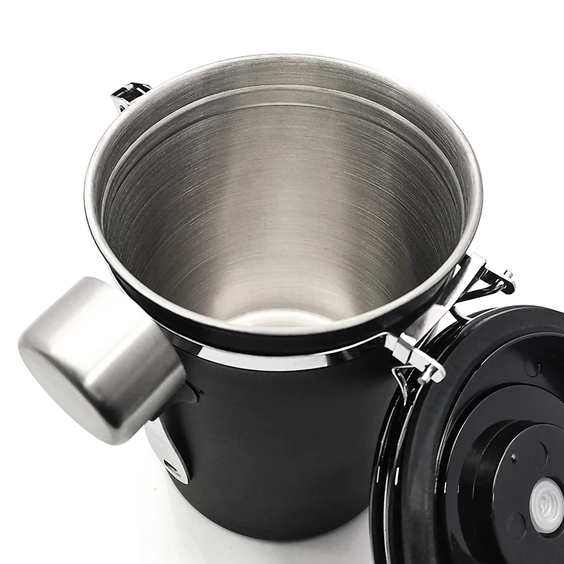 Good Stainless Steel Canister Tea Sugar Coffee Canister Kitchen Canister With Customized Logo For Dry Food