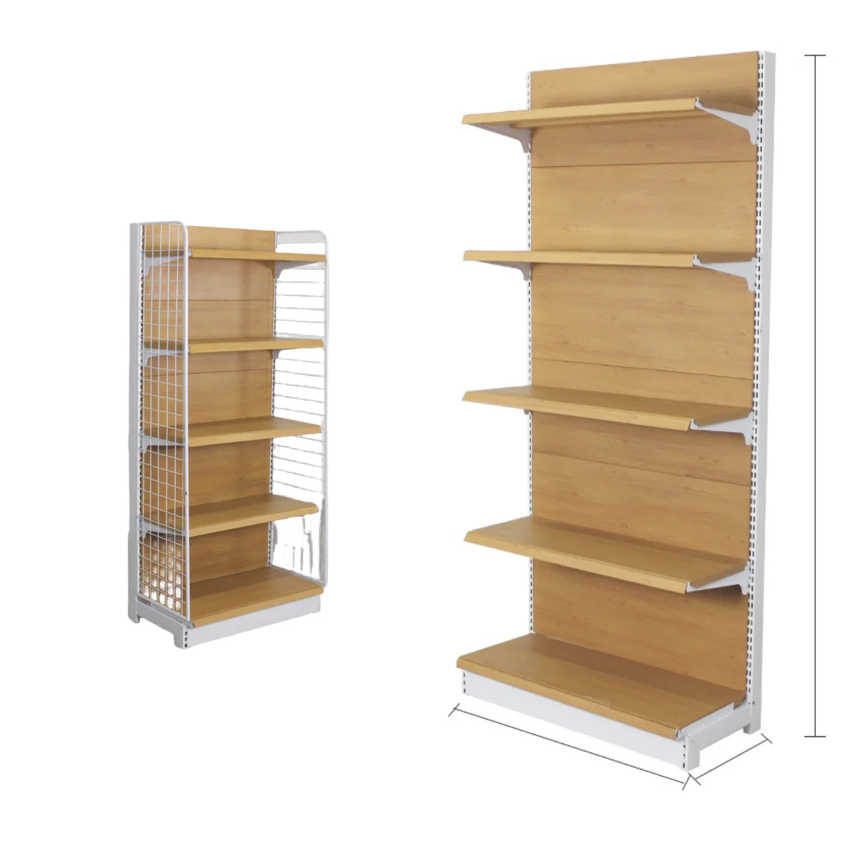 PFT Grocery Metal Shop Racks Gondola Supermarket Shelves Convenience Store Shelf shelving