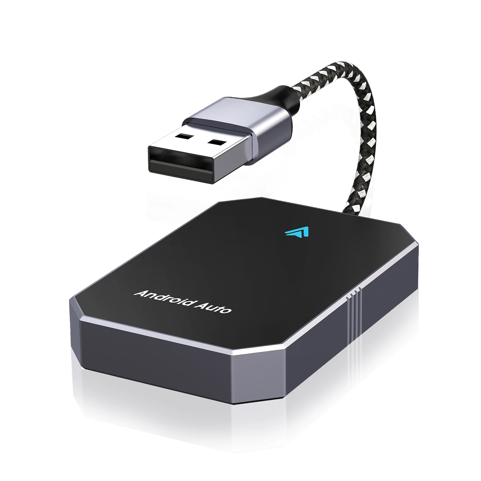 Boyi Portable Wireless Carplay Adapter Wired to Wireless Carplay Dongle for Plug & Play Carplay Fit for Cars 2017+ & for iPhone