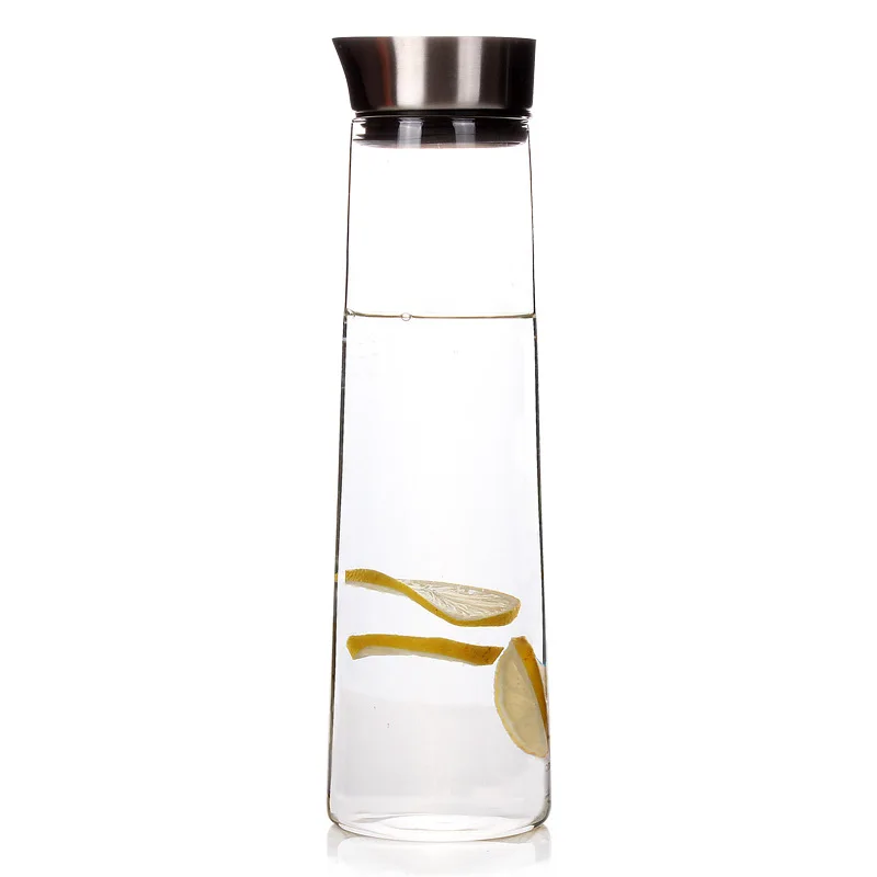Wholesale Sport Portable Handle Glass Water pot with long for fruit drinkware