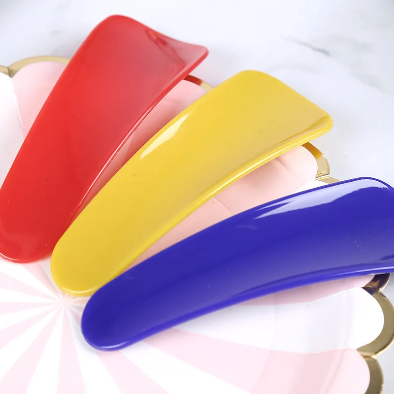 Hotel shoe horn plastic colorful short shoehorn