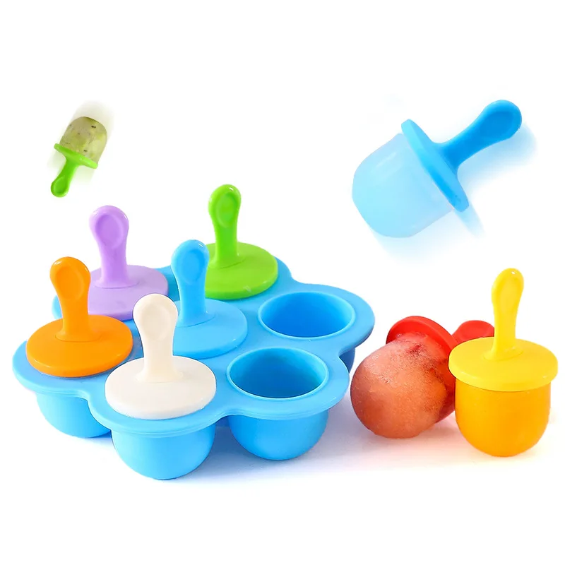 
Silicone Egg Bites Molds Pressure Cooker Baby Food Freezer Trays Ice Cream Reusable Storage Containers 