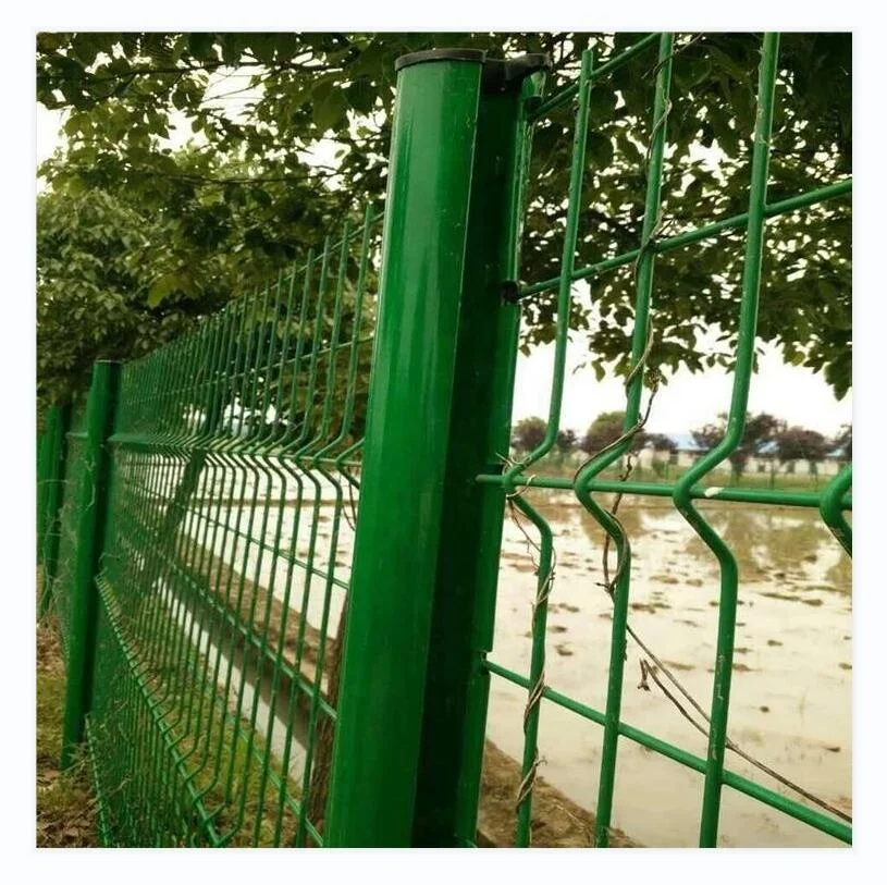 Pvc Coated 50x200mm High Quality 3d Bending Curved Welded Wire Mesh Farm Garden Fence Panel