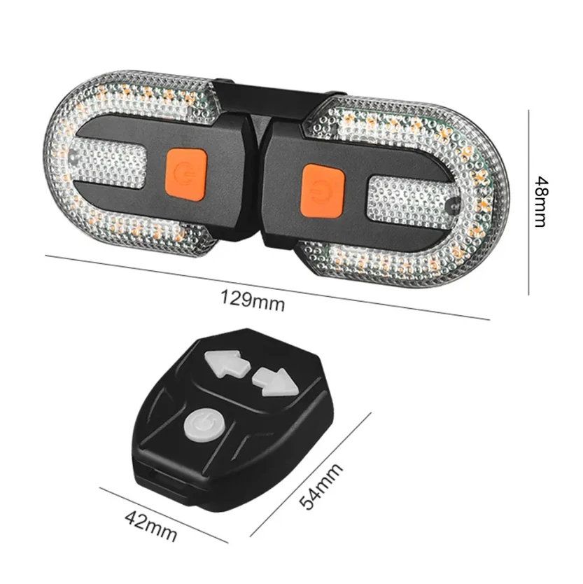 Superbsail Motorcycle MTB Accessories Cycle Indicator Fog Light For Bike Light Led Night Riding Bicycle Front Rear Lights Set