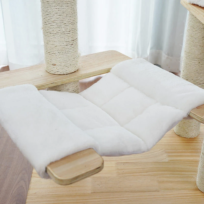 Relaxlines 4 Layer Cat Tree Sisal Castle Large Climbing Scratch Pet Scratcher Wood Condo Furniture Tower Cat Tree