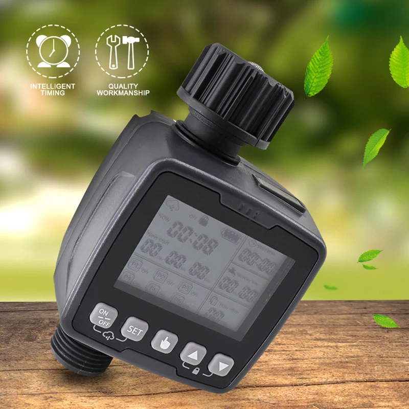 Waterproof Irrigation Sprinkler Timer Rain Sensor Smart Watering Controller System Outdoor Lawn Garden Hose Automatic Timer