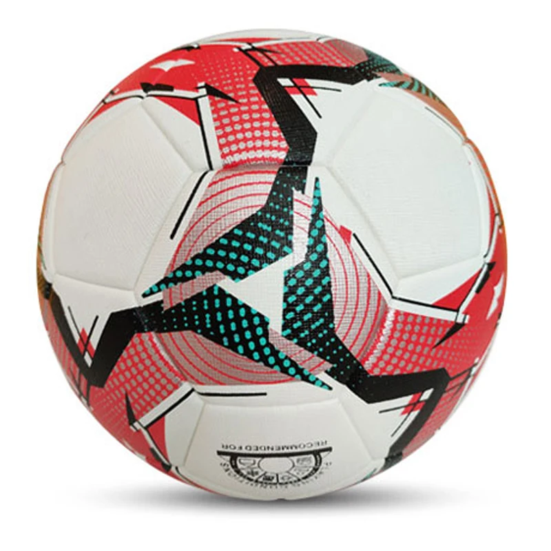 Qiuyuan PU thermal bonded match soccer football ball size 5 custom logo OEM acceptable real game match soccer ball football ball