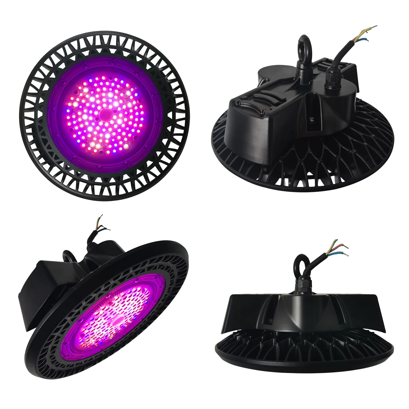 Liweida 100W 160W 200W 240W high bay grow light red blue white 730nm IP65 waterproof ufo plant lamp for greenhouse