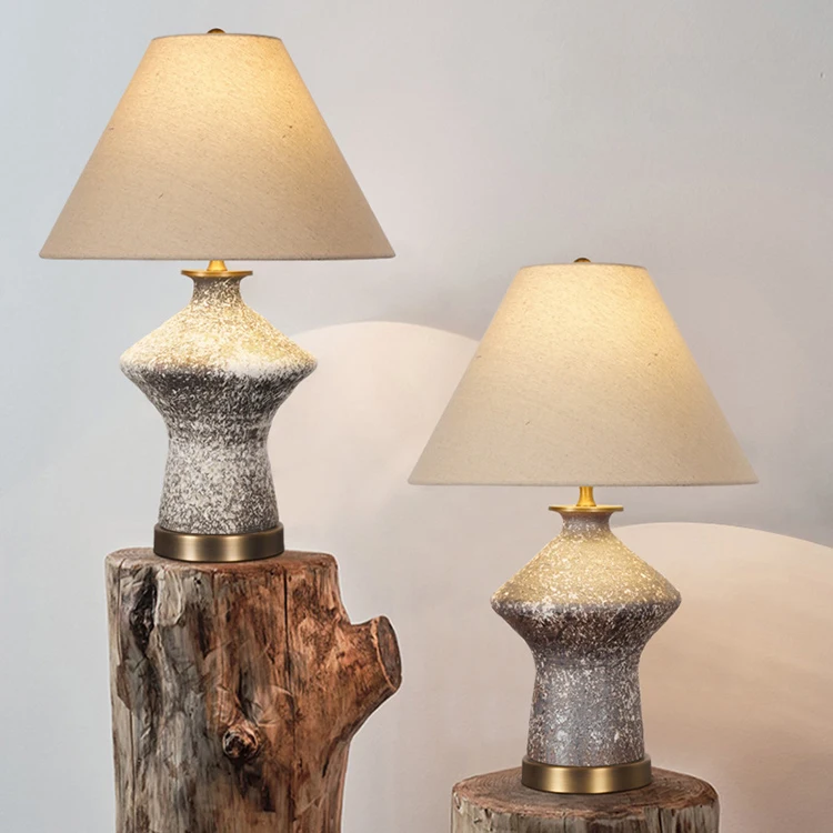 hotel home restaurant bedroom vintage led old aged antique white ceramic table lamps