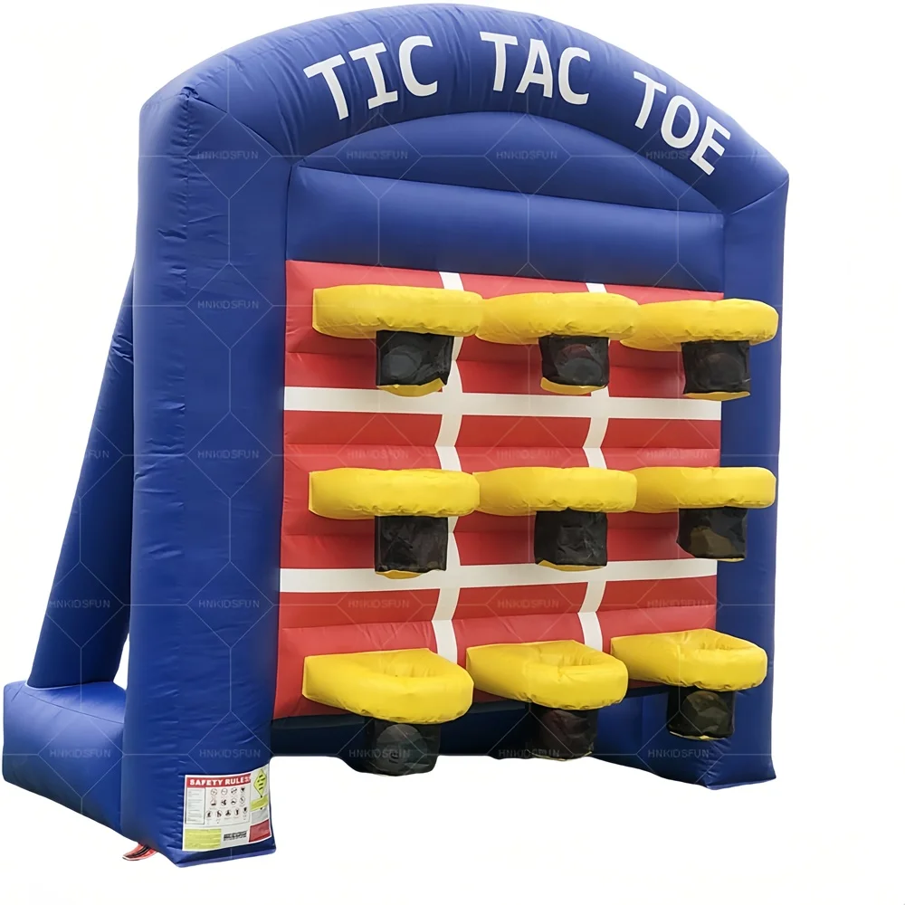 2 в 1 карнавальные надувные Tac Toe Connect 4 игры на открытом воздухе гигантские спортивные