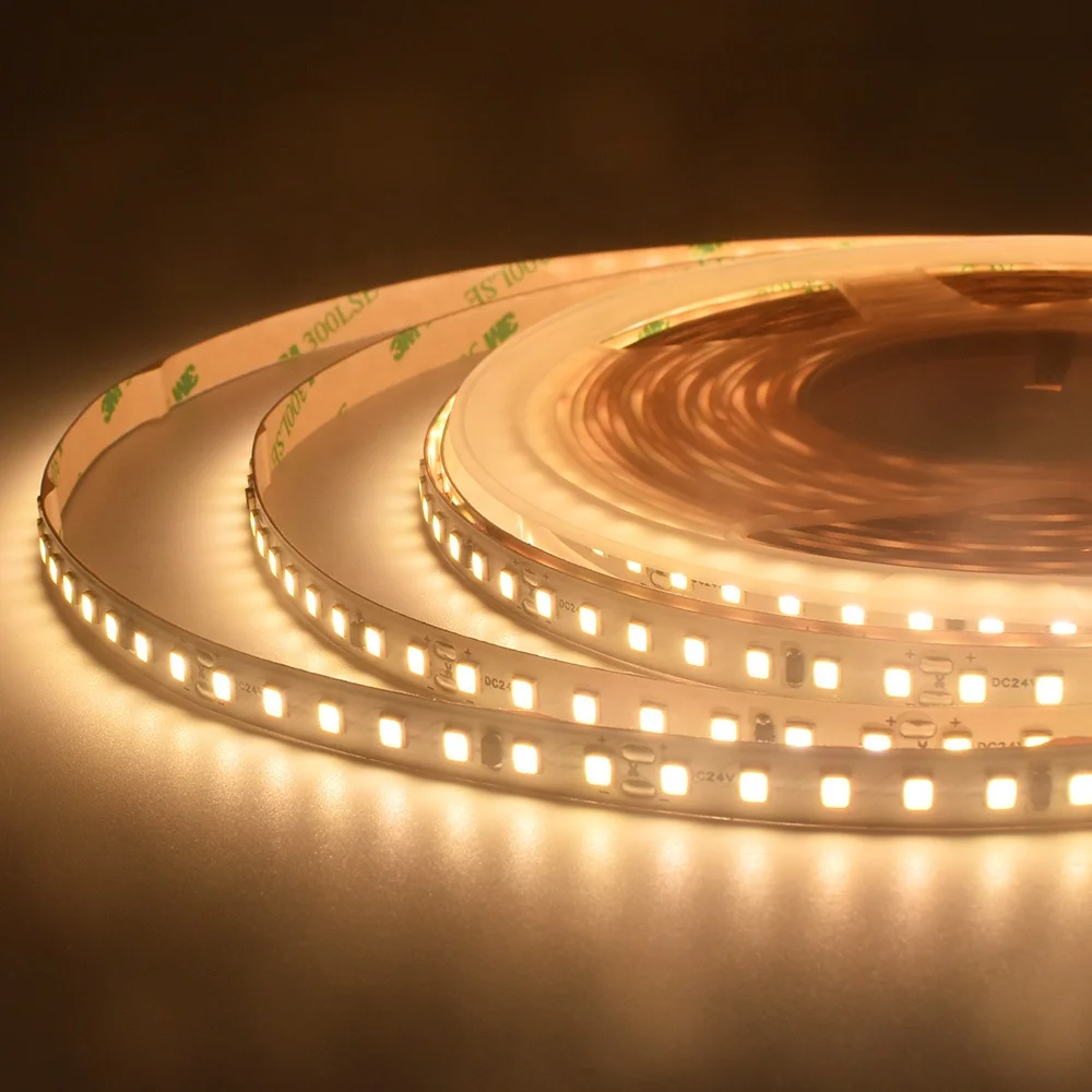 LED Floor Lights Smart Lighting LED Strip Rope Light Outdoor Waterproof SMD2835 24v LED Cabinet bright led tv light for Home